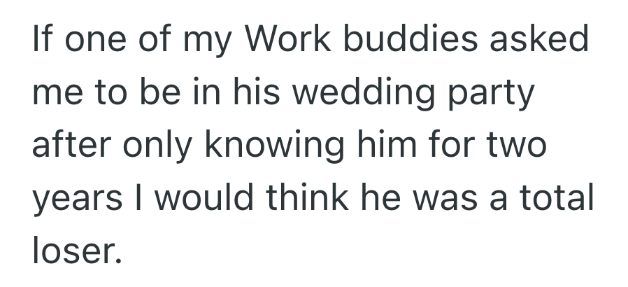 Screenshot 2025 05 14 at 3.59.55 AM He Isnt In His Best Friends Destination Wedding Party, So He Doesnt Want To Attend At All